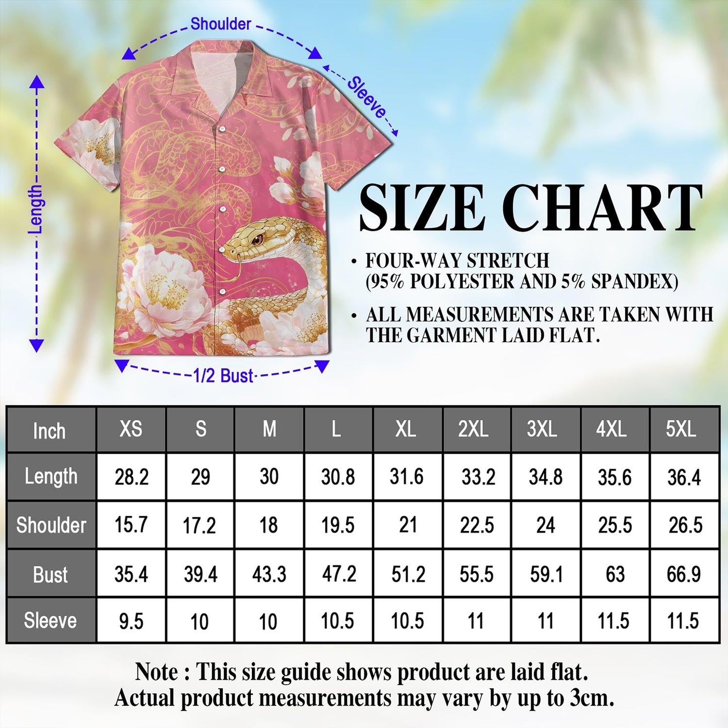 Snake Year Hawaiian Shirt for Men, Button Down Aloha Shirt - Azhawaiian