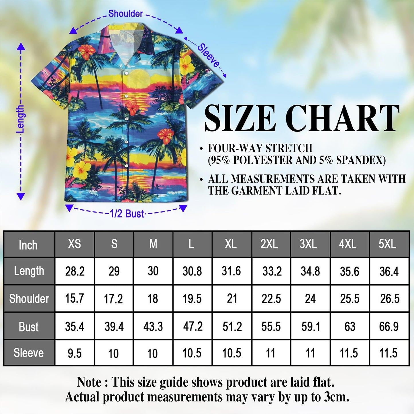 Sunset Hawaiian Shirt for Men, Button Down Aloha Shirt - Azhawaiian
