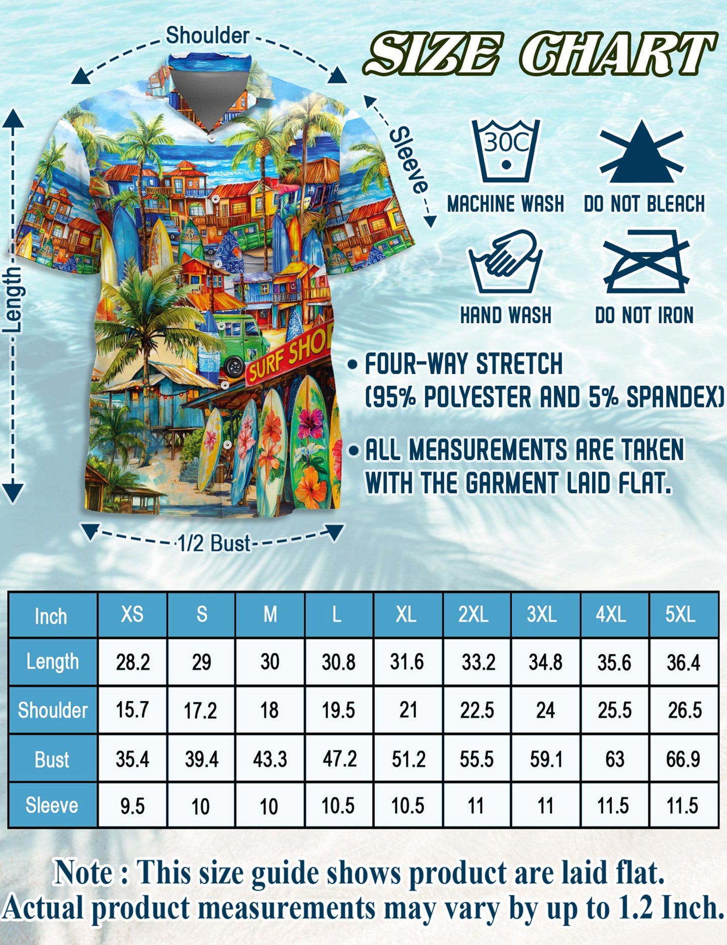 Surfboard And Surf Shack Hawaiian Shirt for Men, Button Down Aloha Shirt - Azhawaiian