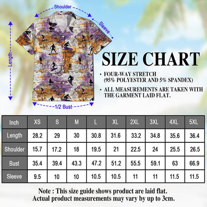 Surfing Hawaiian Shirt for Men, Button Down Aloha Shirt - Azhawaiian