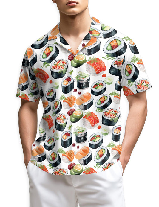 Azhawaiian Sushi Hawaiian Shirt for Men,