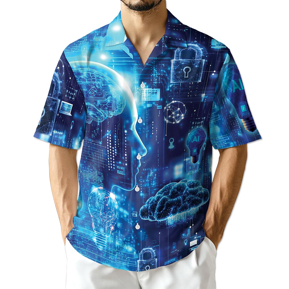 Azhawaiian Technology Life Hawaiian Shirt for Men