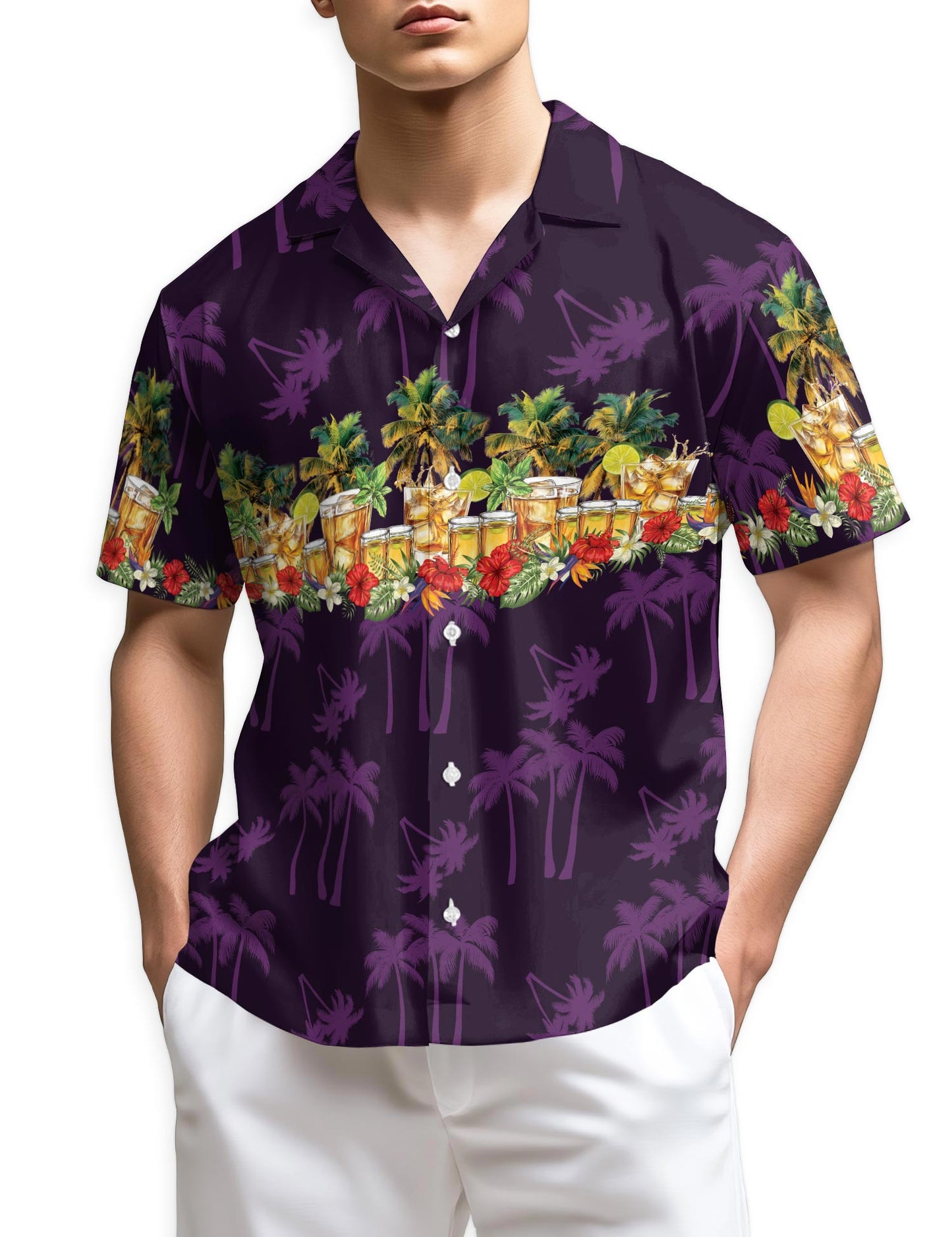 Azhawaiian Tequila Hawaiian Shirt for Men
