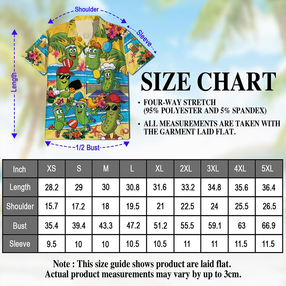 There's No Sorry In Pickleball Hawaiian Shirt for Men, Button Down Aloha Shirt - Azhawaiian