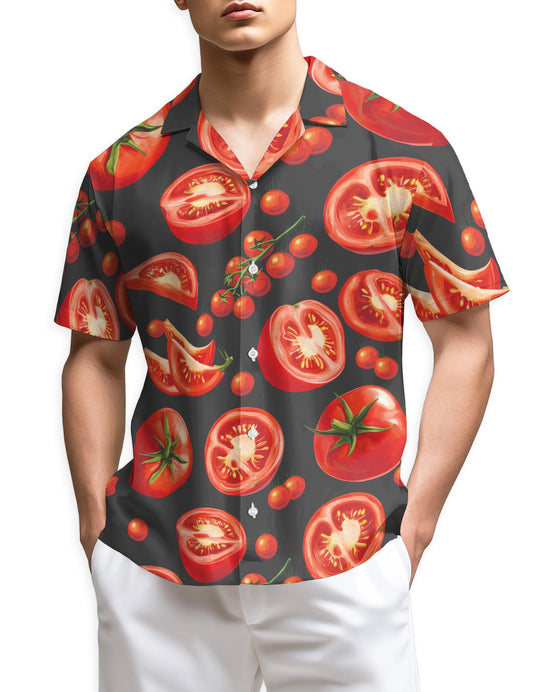 Azhawaiian Tomato Hawaiian Shirt for Men