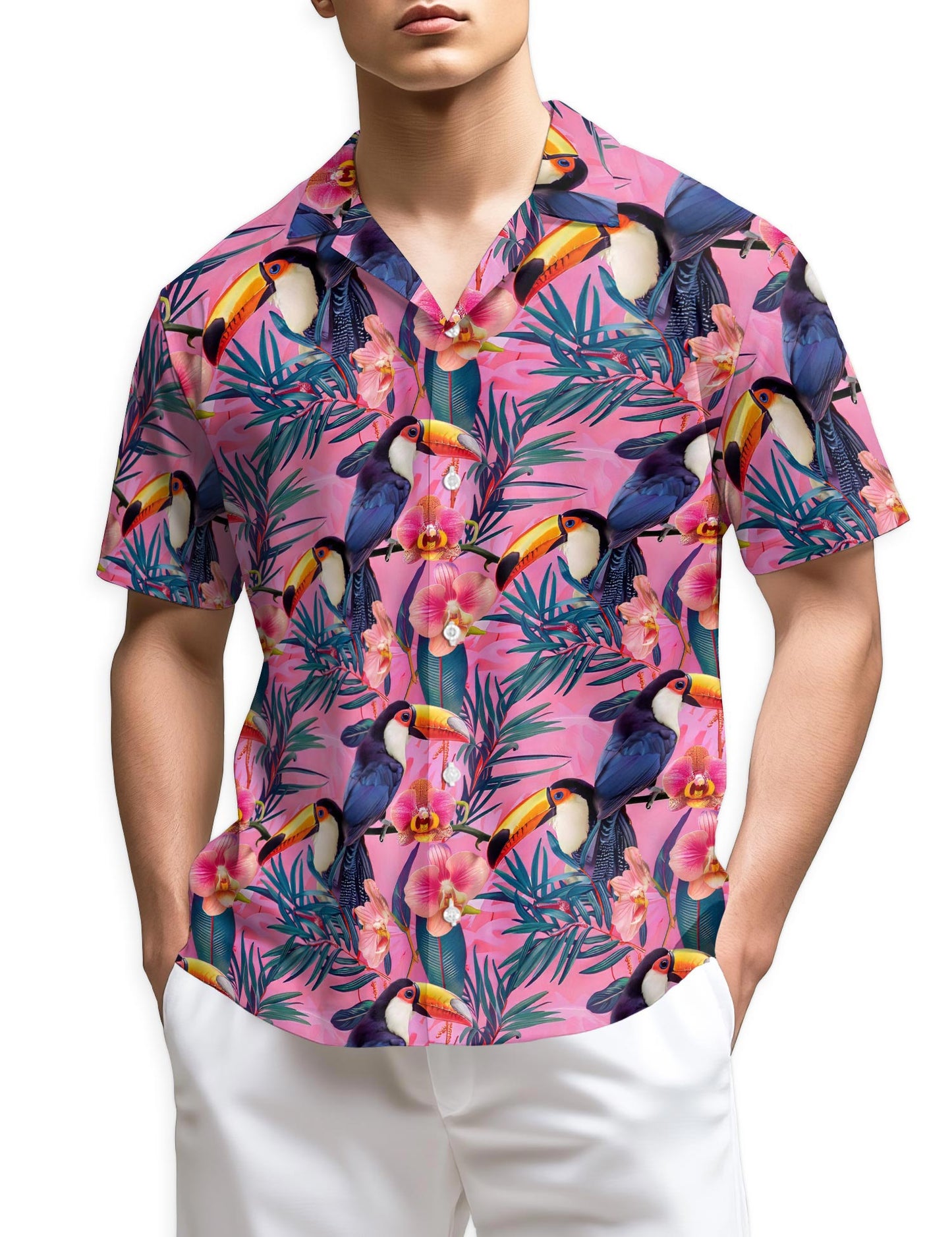 Azhawaiian Toucan Hawaiian Shirt for Men