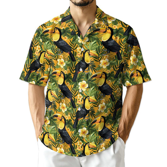 Azhawaiian Toucan Hawaiian Shirt for Men