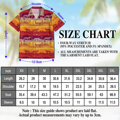 Tropical Coyotes Hawaiian Shirt for Men, Button Down Aloha Shirt - Azhawaiian