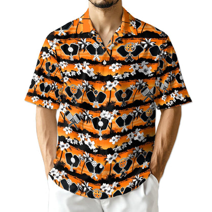 Azhawaiian Tropical Pickleball Hawaiian Shirt for Men
