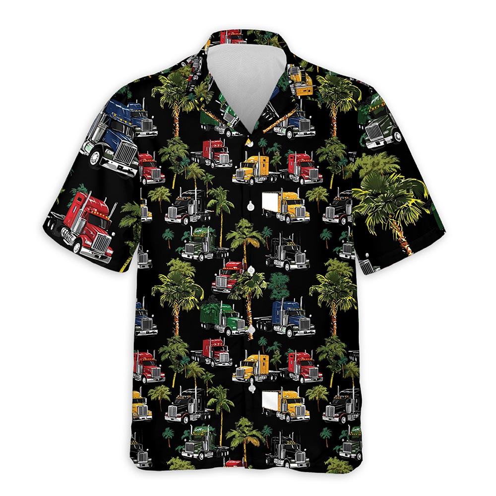 Azhawaiian Tropical Truck Hawaiian Shirt for Men
