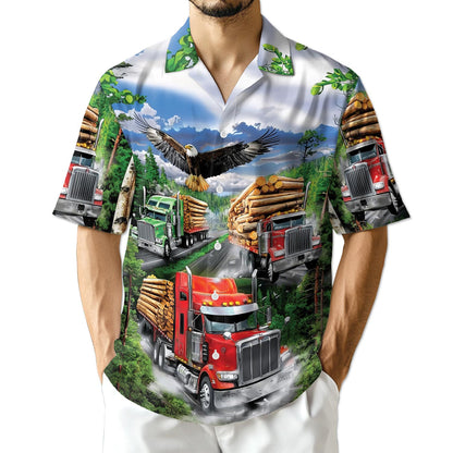 Azhawaiian Truck Hawaiian Shirt for Men