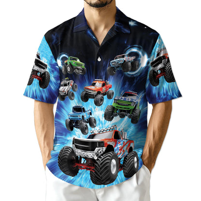 Azhawaiian Truck Lovers Hawaiian Shirt for Men
