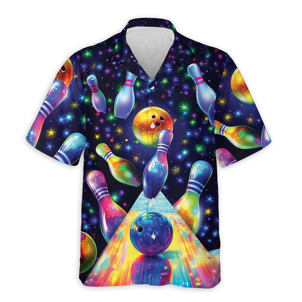 Azhawaiian Unique Beach Bowling Hawaiian Shirt for Men