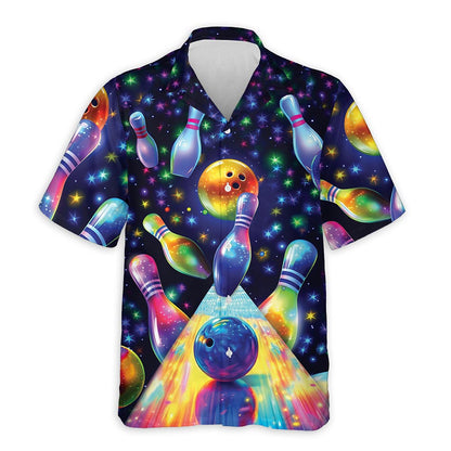 Azhawaiian Unique Beach Bowling Hawaiian Shirt for Men