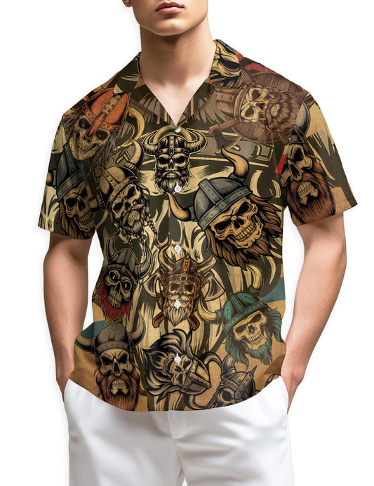 Azhawaiian Vintage Viking My Rules Hawaiian Shirt for Men