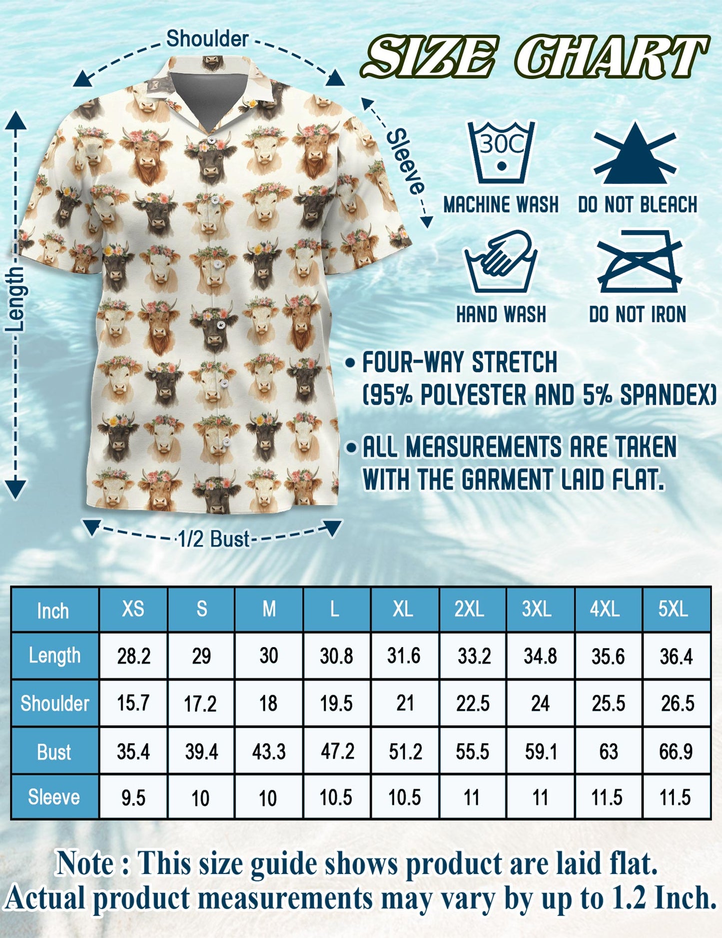 Watercolor Highland Cows Hawaiian Shirt for Men, Button Down Aloha Shirt - Azhawaiian