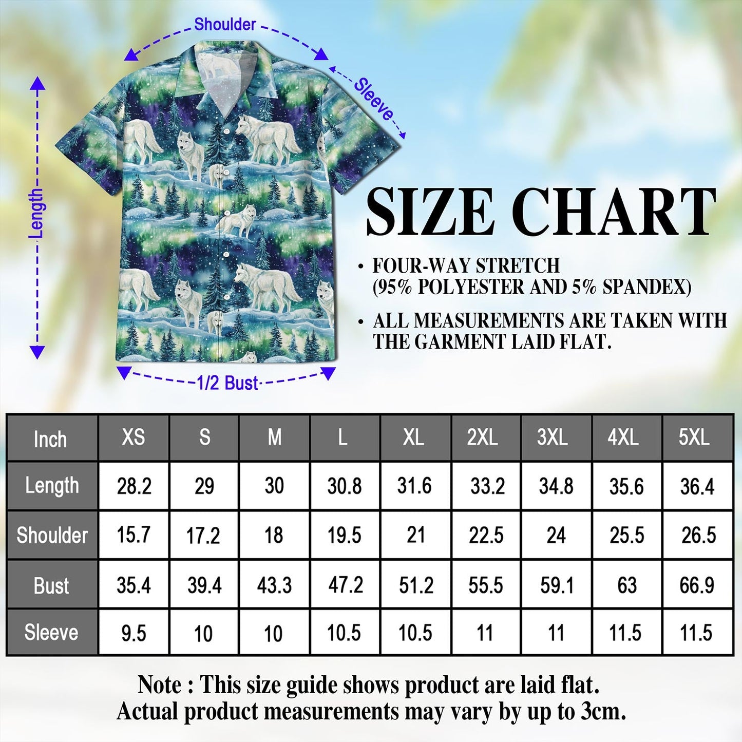 Winter Wolf Hawaiian Shirt for Men, Button Down Aloha Shirt - Azhawaiian