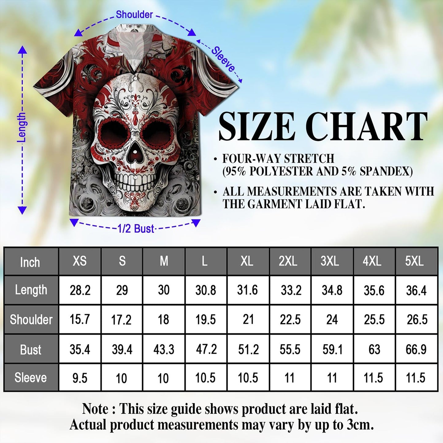 Wrestling Time Sunset Palm Tree Pattern Hawaiian Shirt for Men, Button Down Aloha Shirt - Azhawaiian