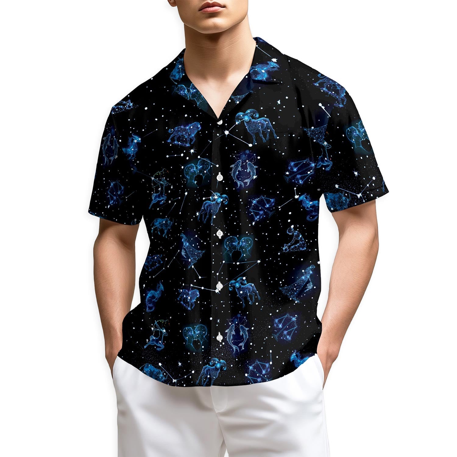 Azhawaiian Zodiac Hawaiian Shirt for Men