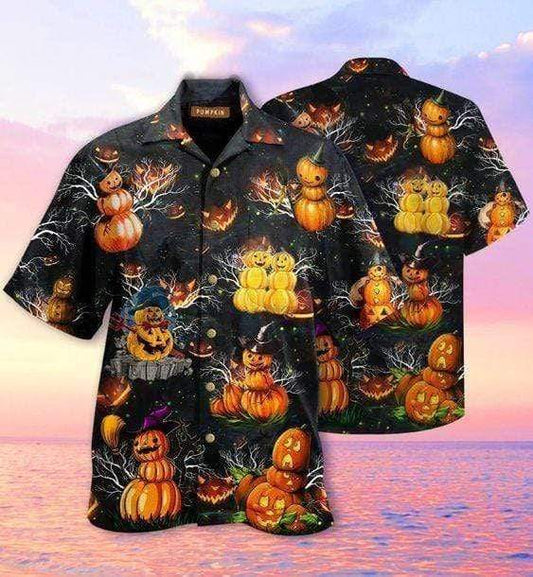 Halloween - This Is My Scary Halloween Costume Halloween Pumpkin Unisex Hawaiian Shirts