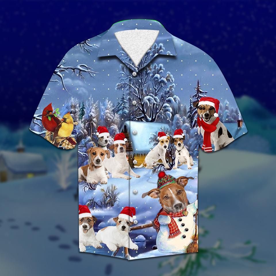 Parson Russell Christmas Hawaiian Shirt | For Men & Women | Adult | HW2121