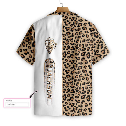 Personalized Baseball Seamless Leopard Custom Hawaiian Shirt
