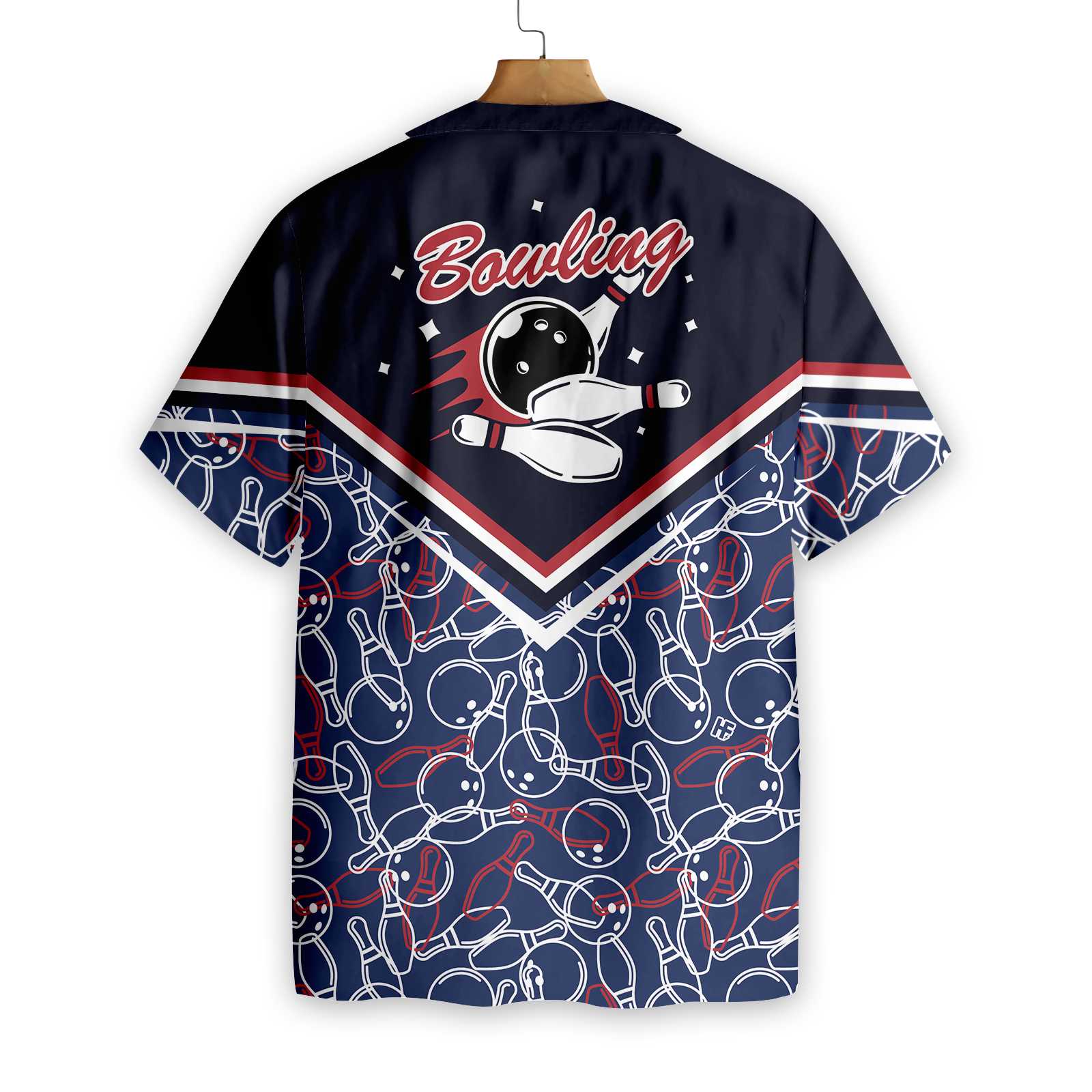 Personalized Bowling Pattern Ez34 0504 Custom Hawaiian Shirt