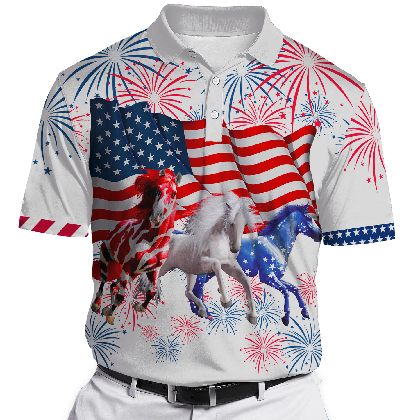 Americas Horses Hawaii Shirt Style 3 Hawaiian Shirt