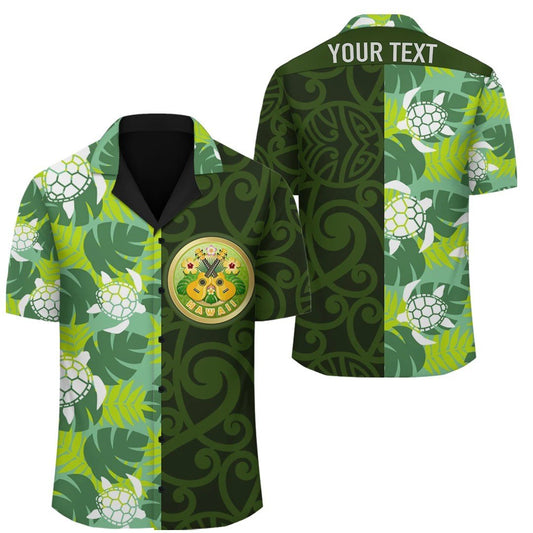 Hawaii Turtle Tropical  Hawaiian Shirt  Fun Style   