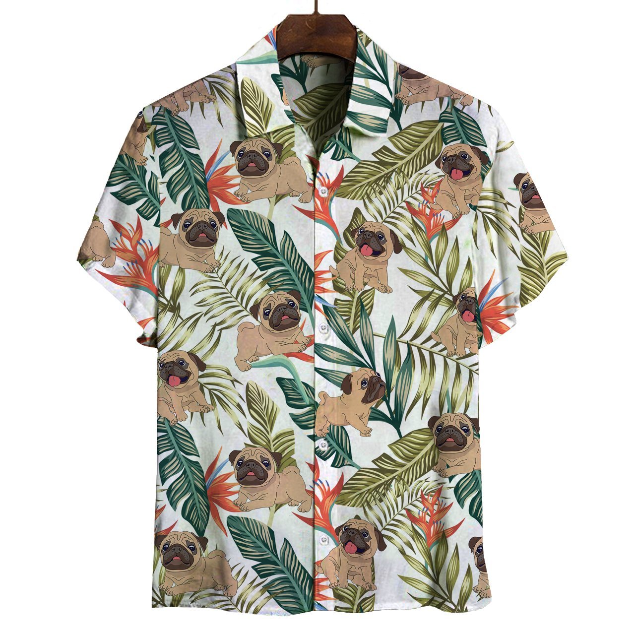 Pug - Hawaiian Shirt