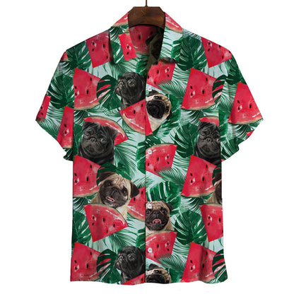 Pug - Hawaiian Shirt