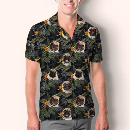 Pug - Hawaiian Shirt