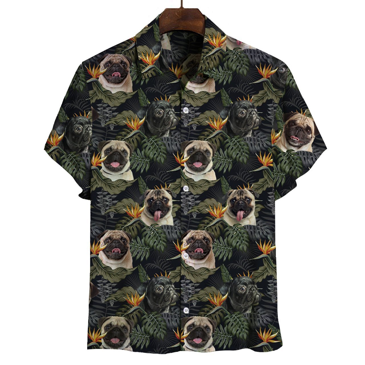Pug - Hawaiian Shirt