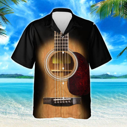 Acoustic Guitar Shirt Thh3198Hw5 Hawaiian