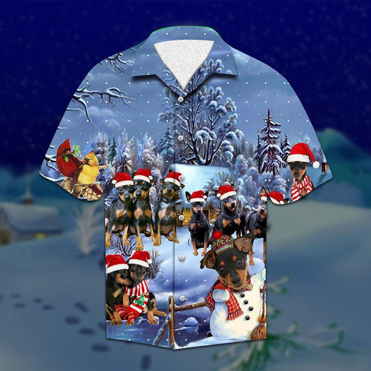 Pinscher Christmas Hawaiian Shirt | For Men & Women | Adult | HW2090