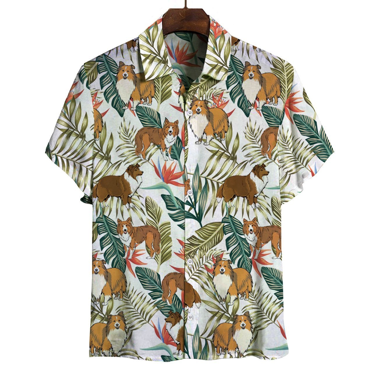 Rough Collie - Hawaiian Shirt