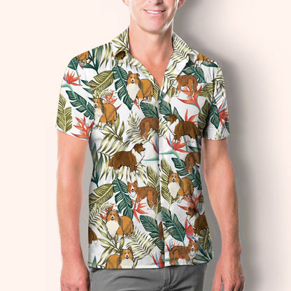 Rough Collie - Hawaiian Shirt
