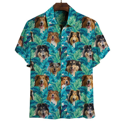 Rough Collie - Hawaiian Shirt