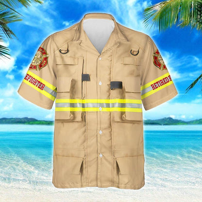 Retired Firefighter Hawaiian Shirt Thh3196Hw