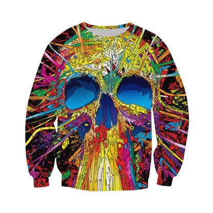 Colourful Skull Hawaiian Shirt