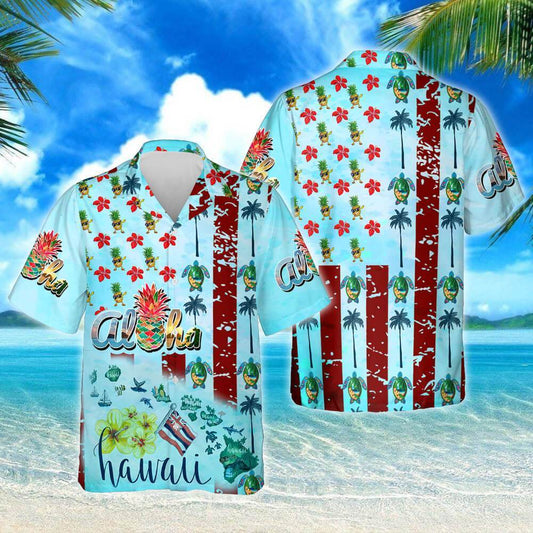 Aloha Hawaiian Shirt Pn71Hw