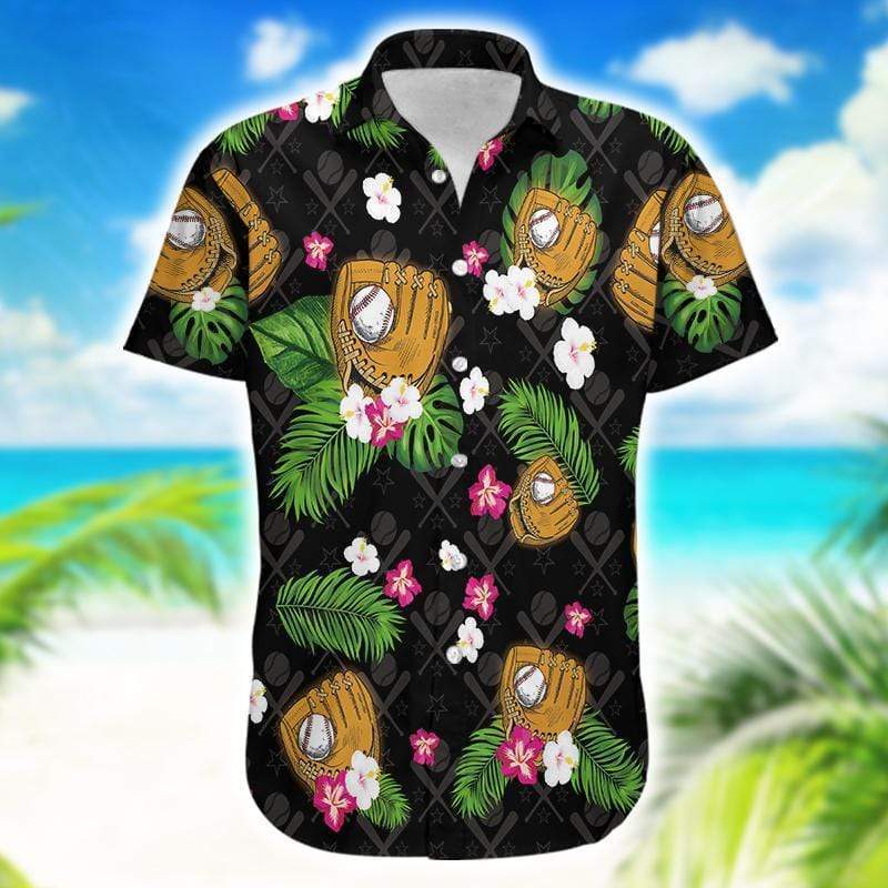 Floral Baseball Summer Tropical Hawaiian Aloha Shirts