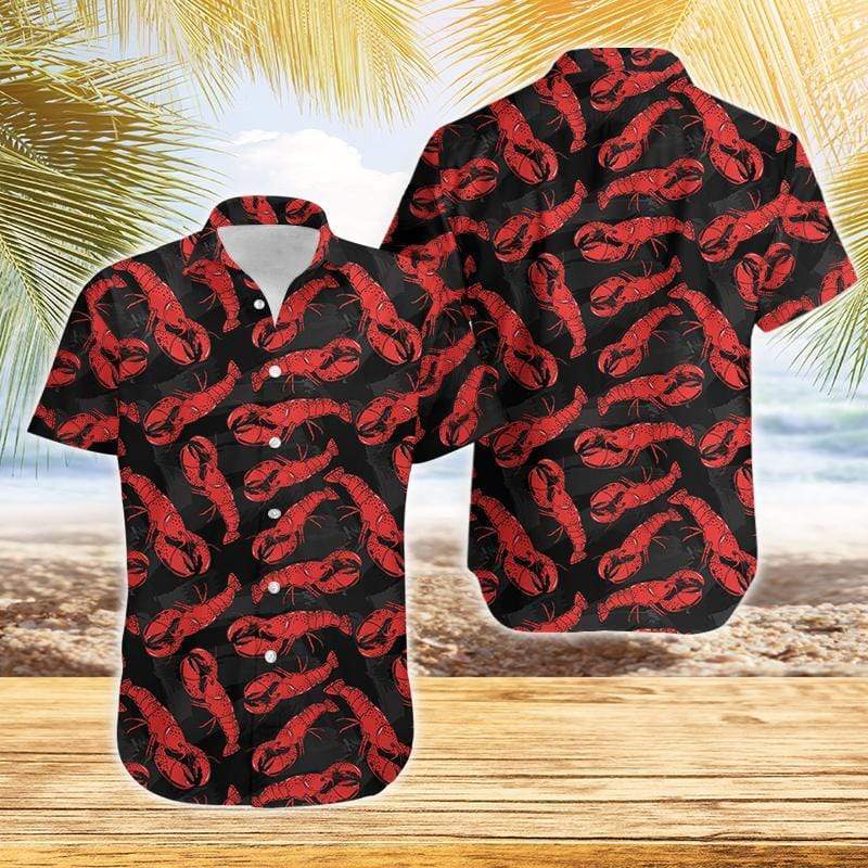 Amazing Lobster Tropical Unisex Hawaii Shirts #dh Unique Beach Shirt Hawaiian