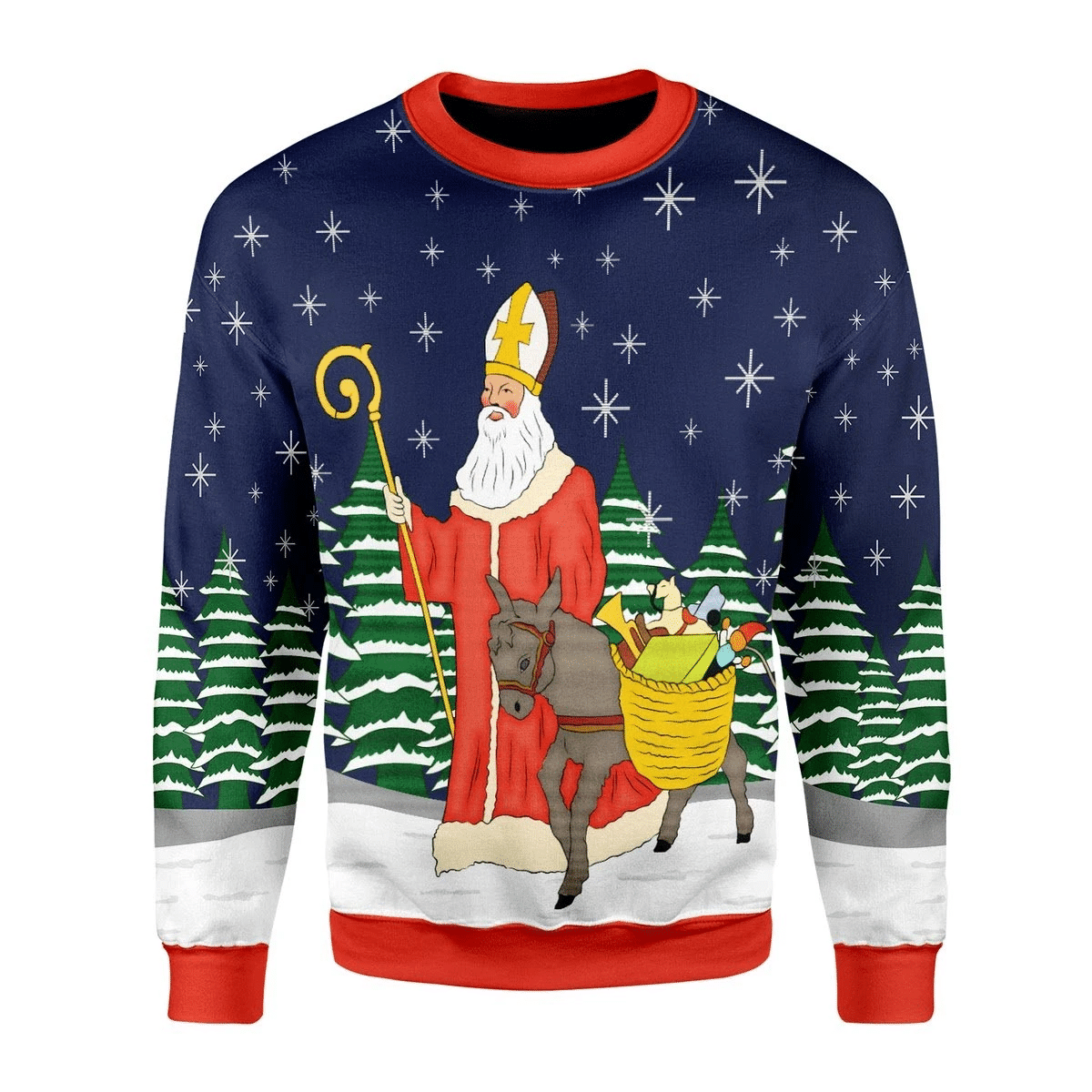 Saint Nicholas Ugly Christmas Sweater 