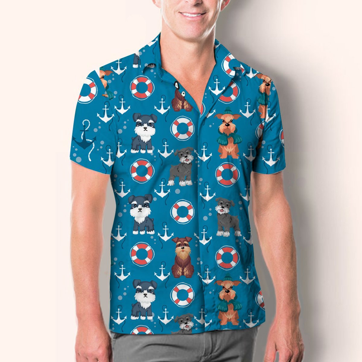 Schnauzer - Hawaiian Shirt