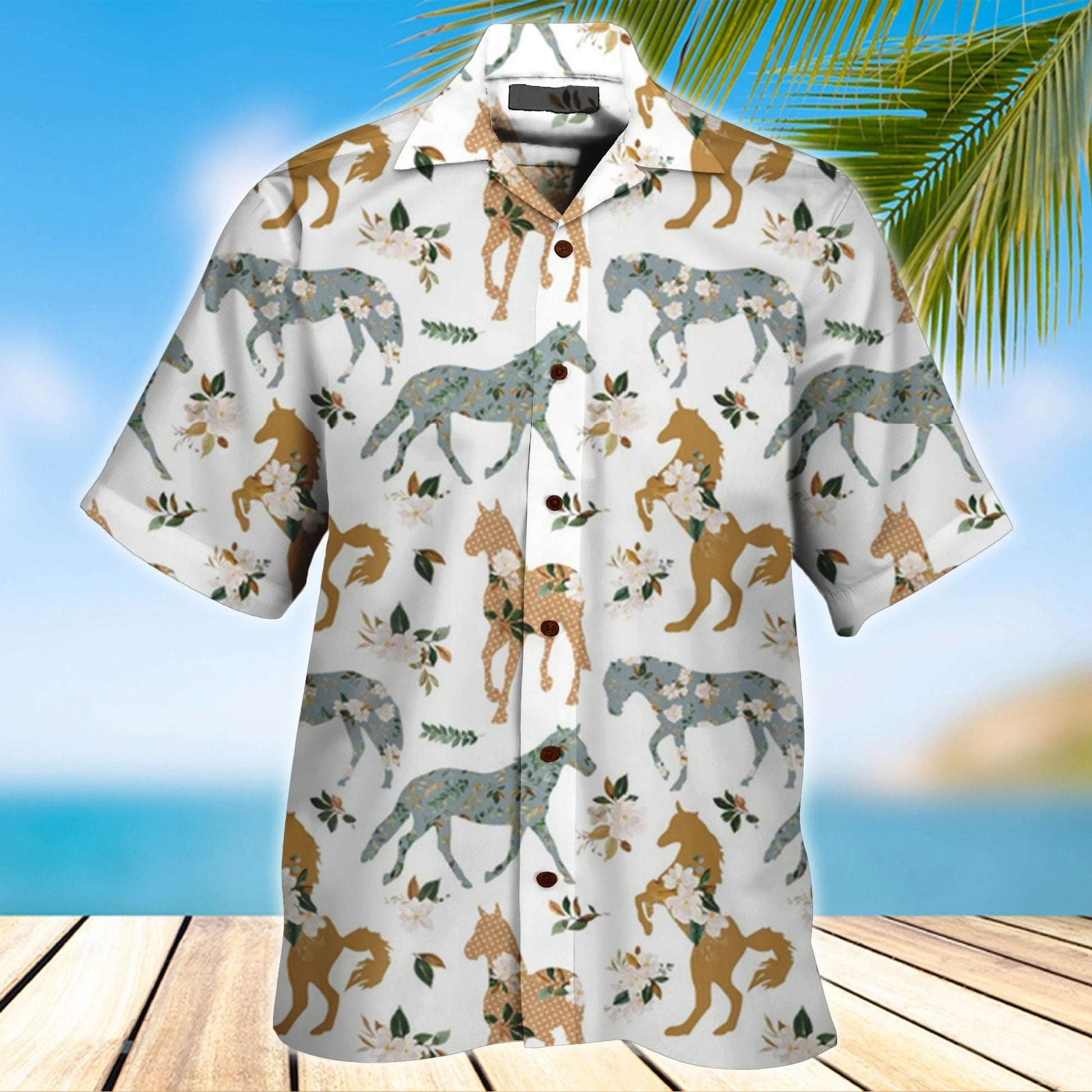 Horse Hawaiian Shirt Set | Unisex | HS1078