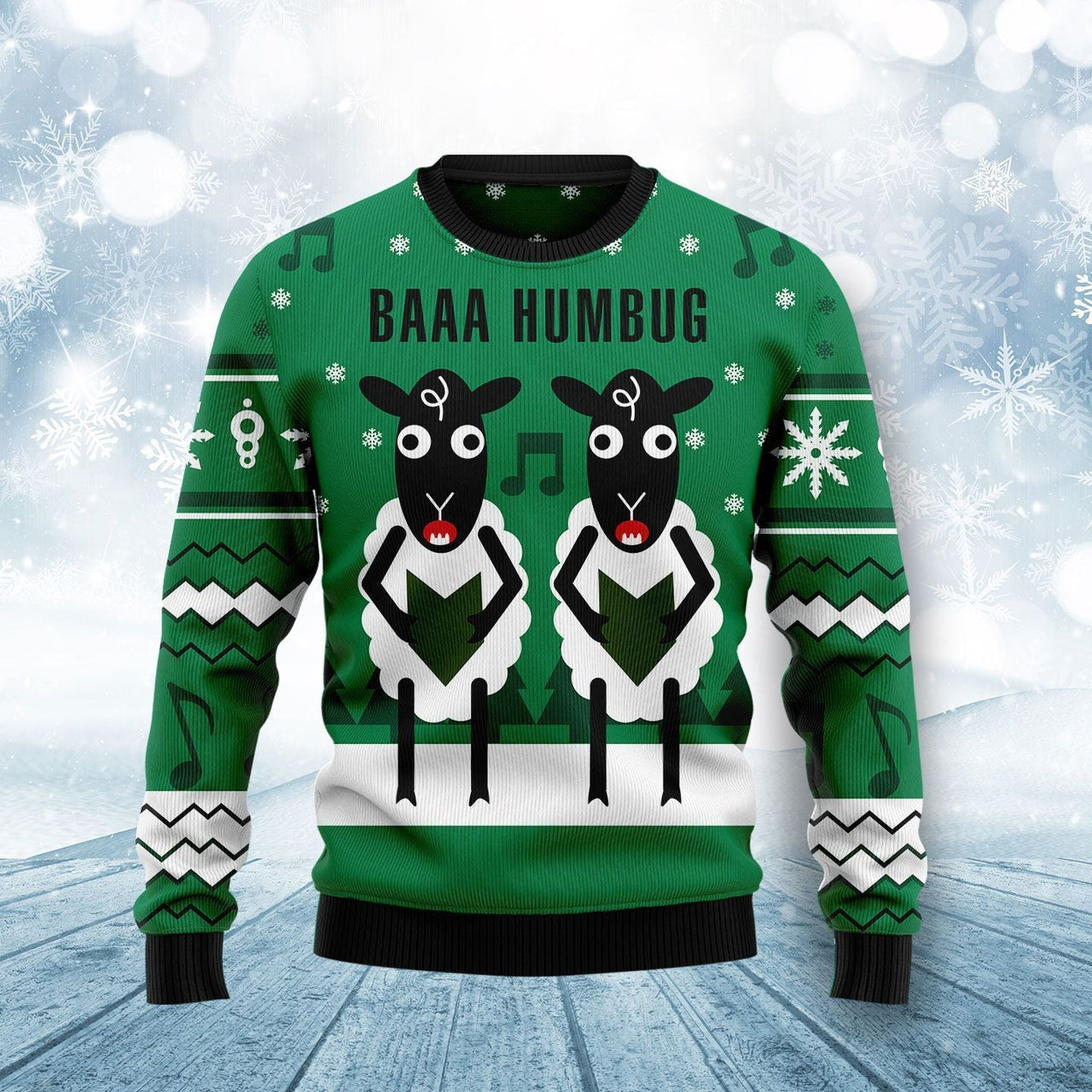 Sheep Baaa Humbug Ugly Christmas Sweater 