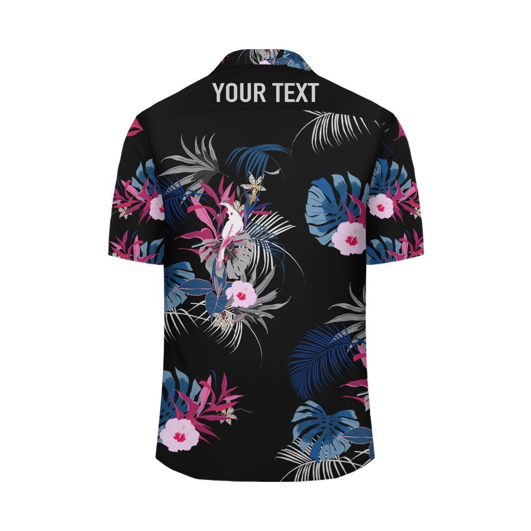 (Personalized) Tropical Flower Hawaiian Shirt - Haka Style