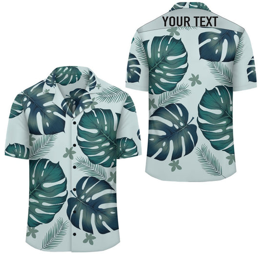 (Personalized) Monstera Tropical Hawaiian Shirt - Haka Style