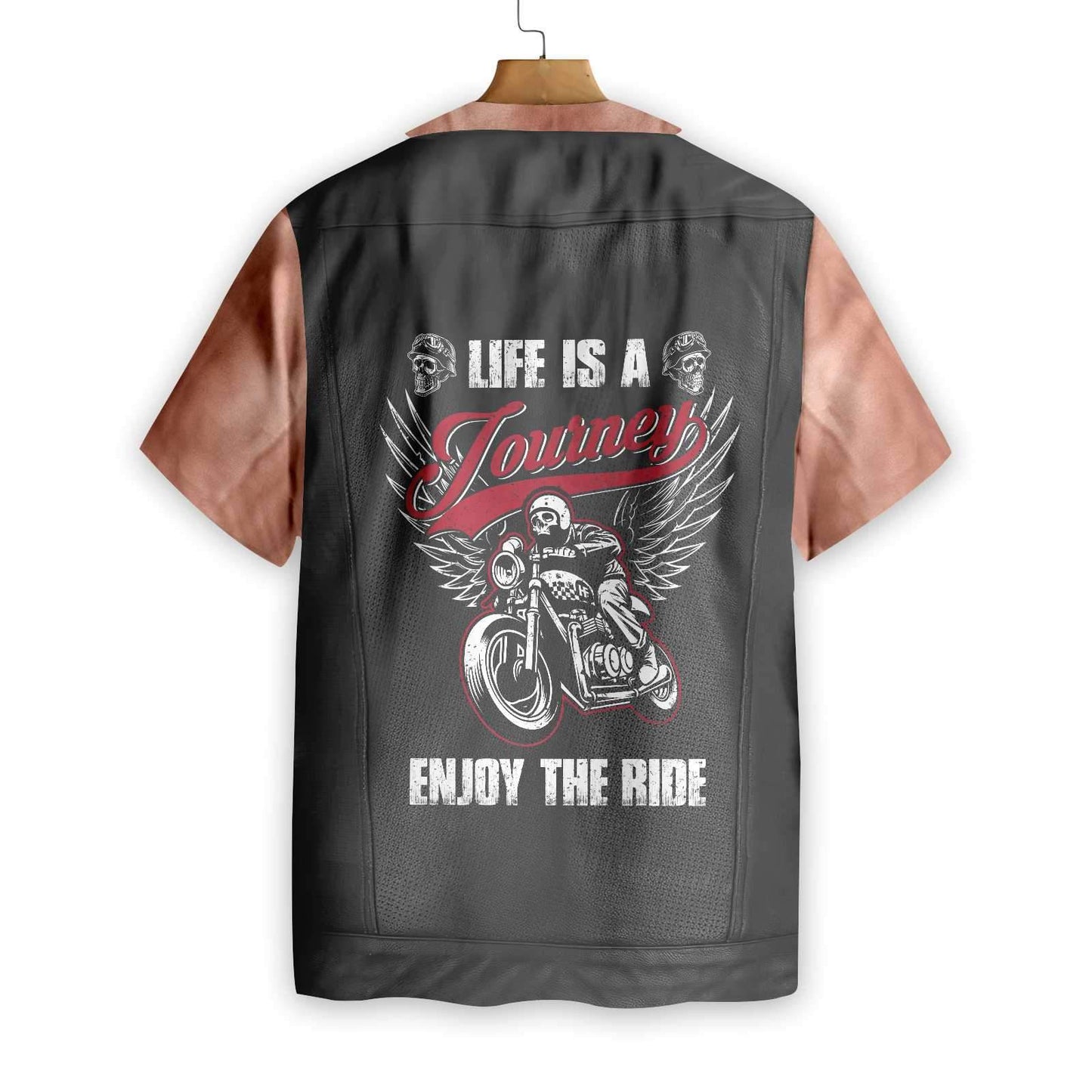 Skull Ride For Live Custom Hawaiian Shirt